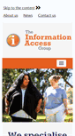 Mobile Screenshot of informationaccessgroup.com